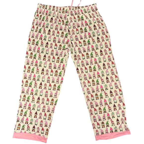 Simply Southern Holiday Gnome PJ Pants XXL - Picture 4 of 7